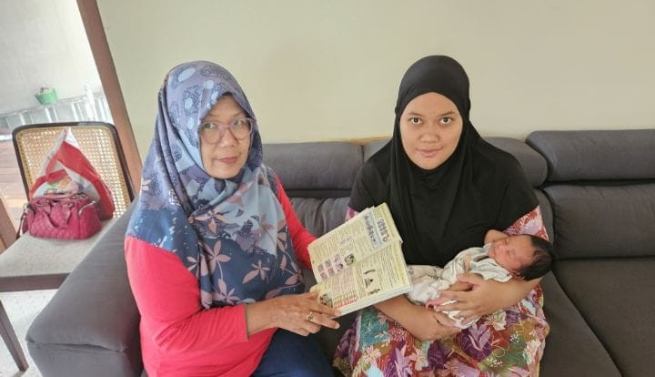 Kader Posyandu Dusun Degolan Mengunjungi Warga