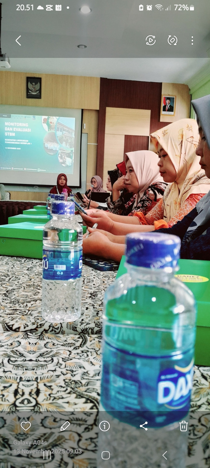 Rakor dipuskesmas ngemplak 1 oleh kader ngemplak asem