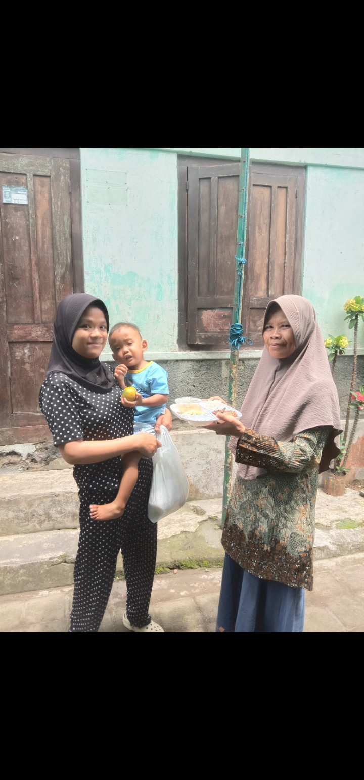 Pemberian MBG untuk Balita Dusun Medelan