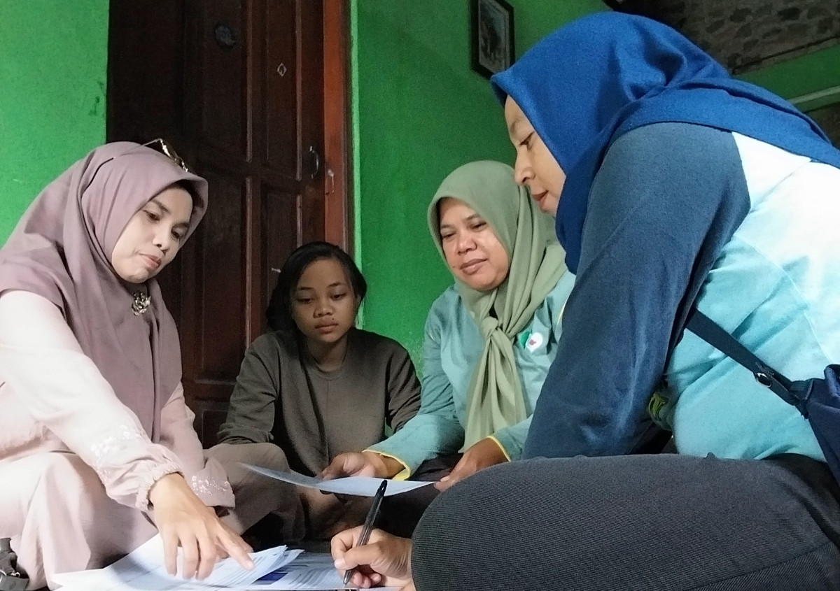 Kunjungan rumah dsn meces