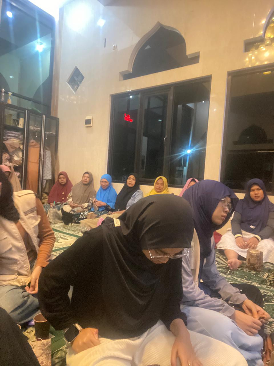 Pengajian rutin malam ahad kliwon warga Dongkelsari Puntuk