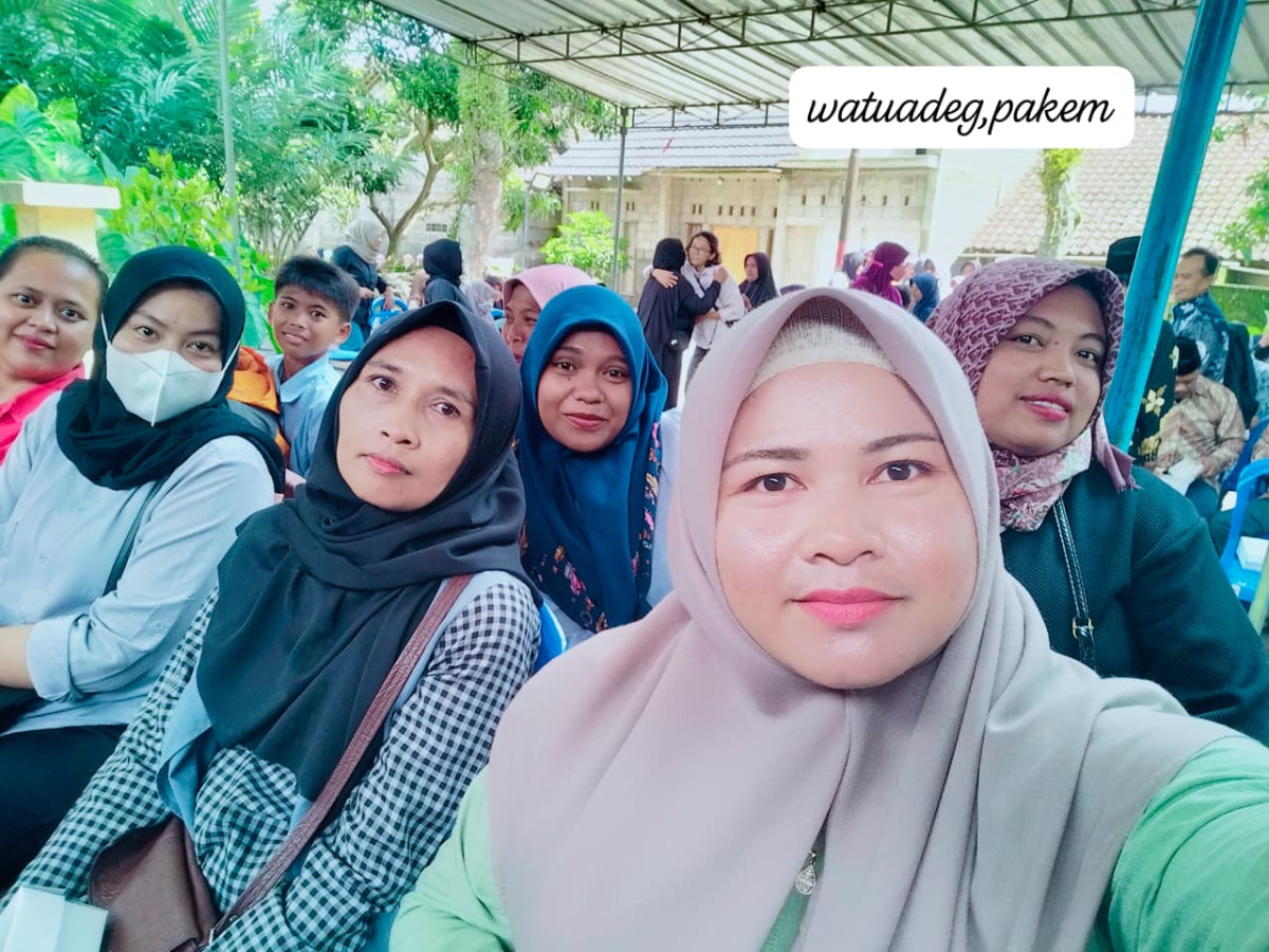 Walimurid Puntuk takziah di watuadeg pakem ibunda dari ibu guru wali kls 3