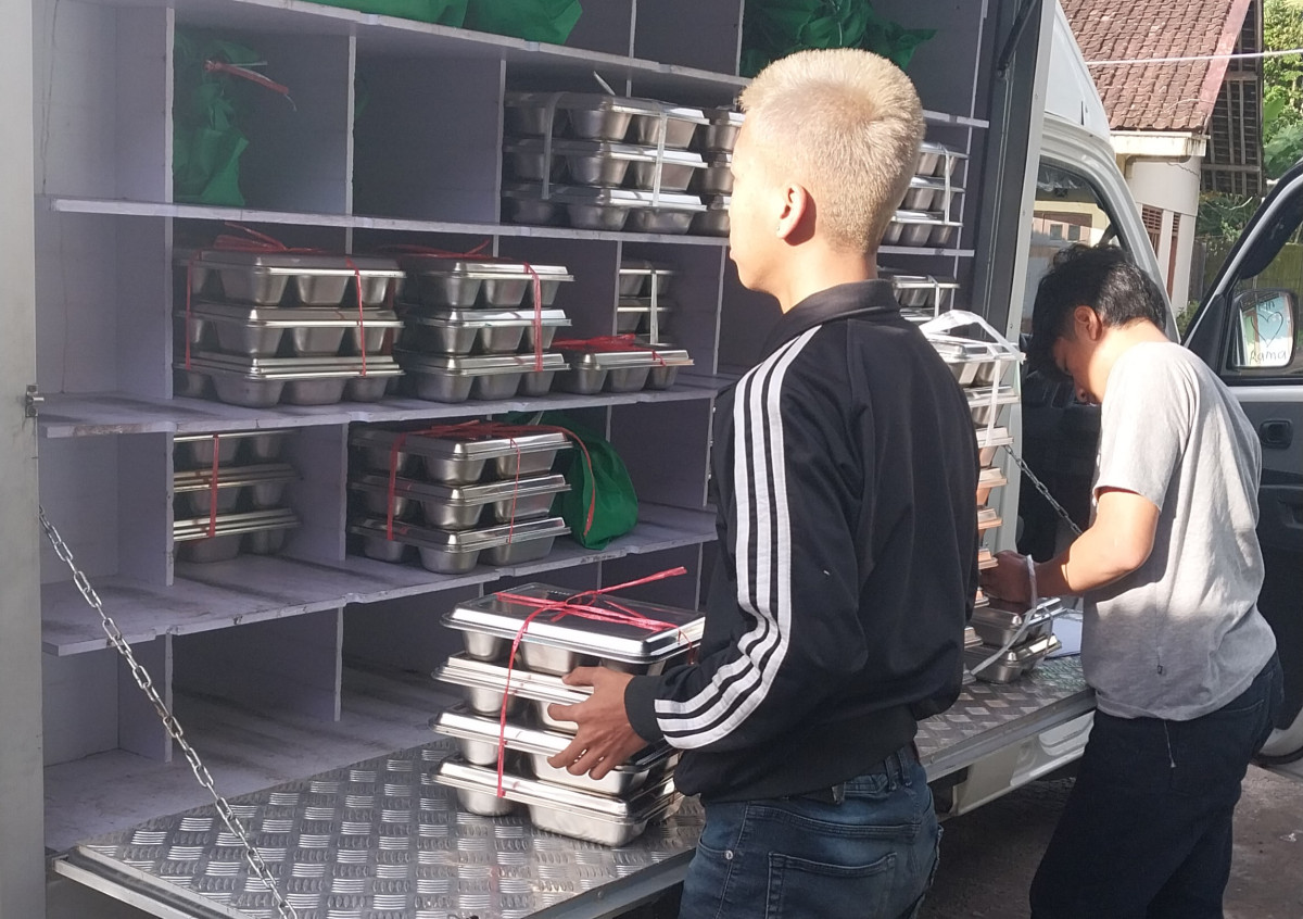 Pengataran mbg di dsn meces