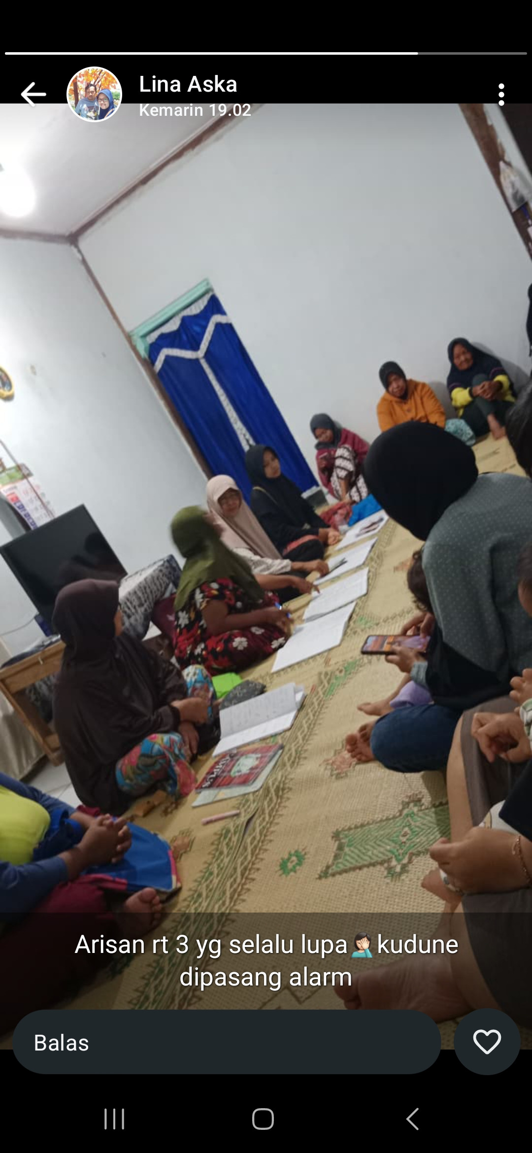 Arisan pkk rt 3 cilikan