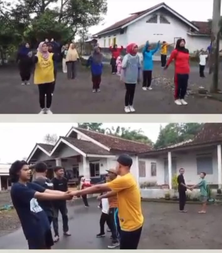 Senam Pagi bersama warga Rejodani Puntuk