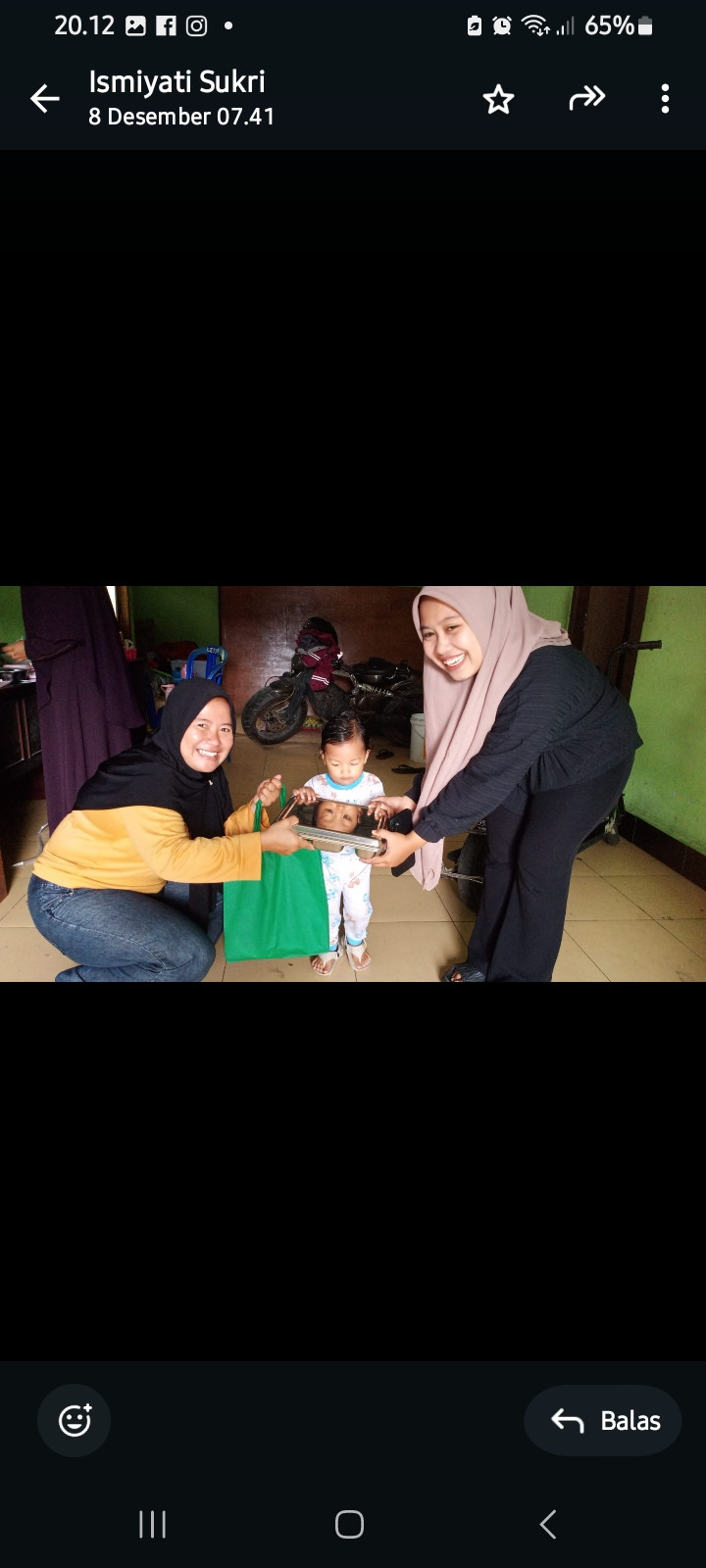 Pembagian mbg oleh kader ngemplak asem