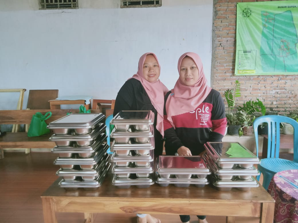 Pembagian MBG dusun sapen