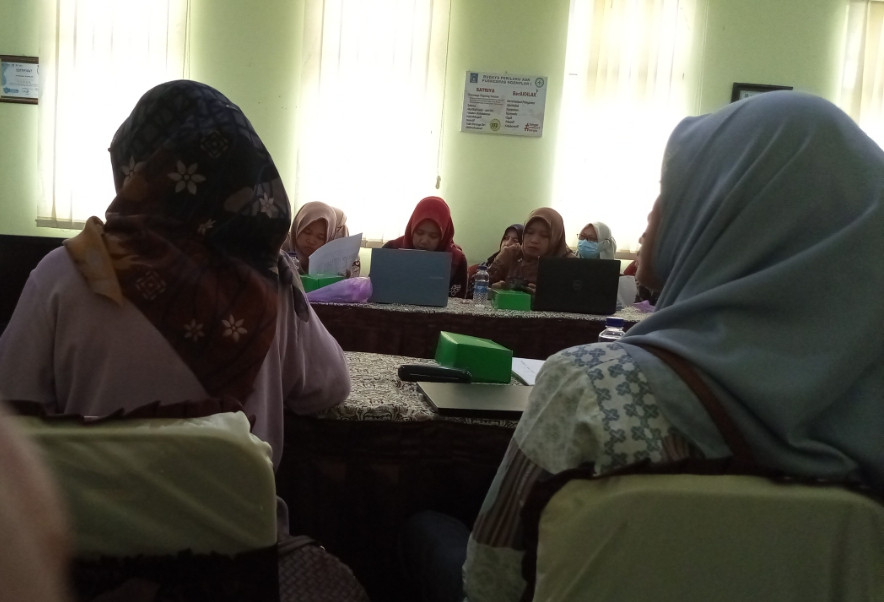 Bimtek SPJ kunjungan rumah kader Grogolan