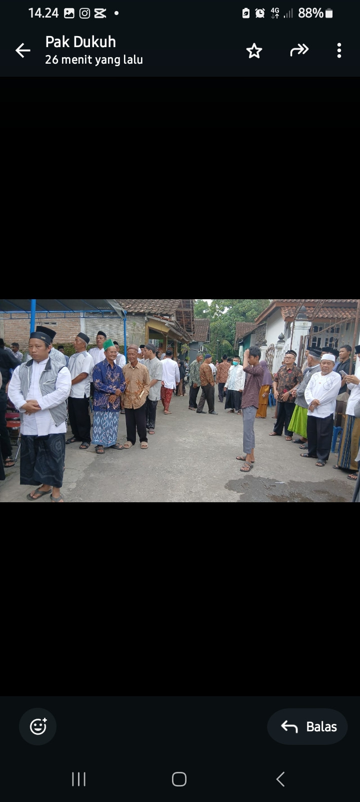 Takziah didusun ngemplak asem