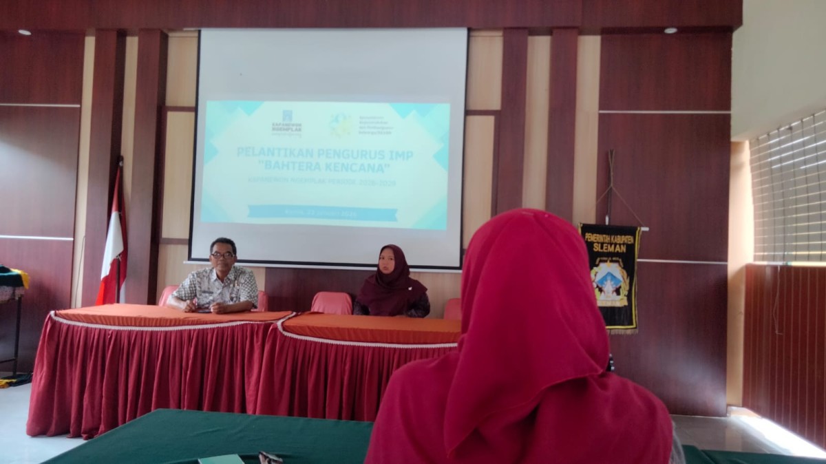 Kader Puntuk mengikuti Pelantikan dan pengambilan sumpah IMP kapanewon periode 2026-2029