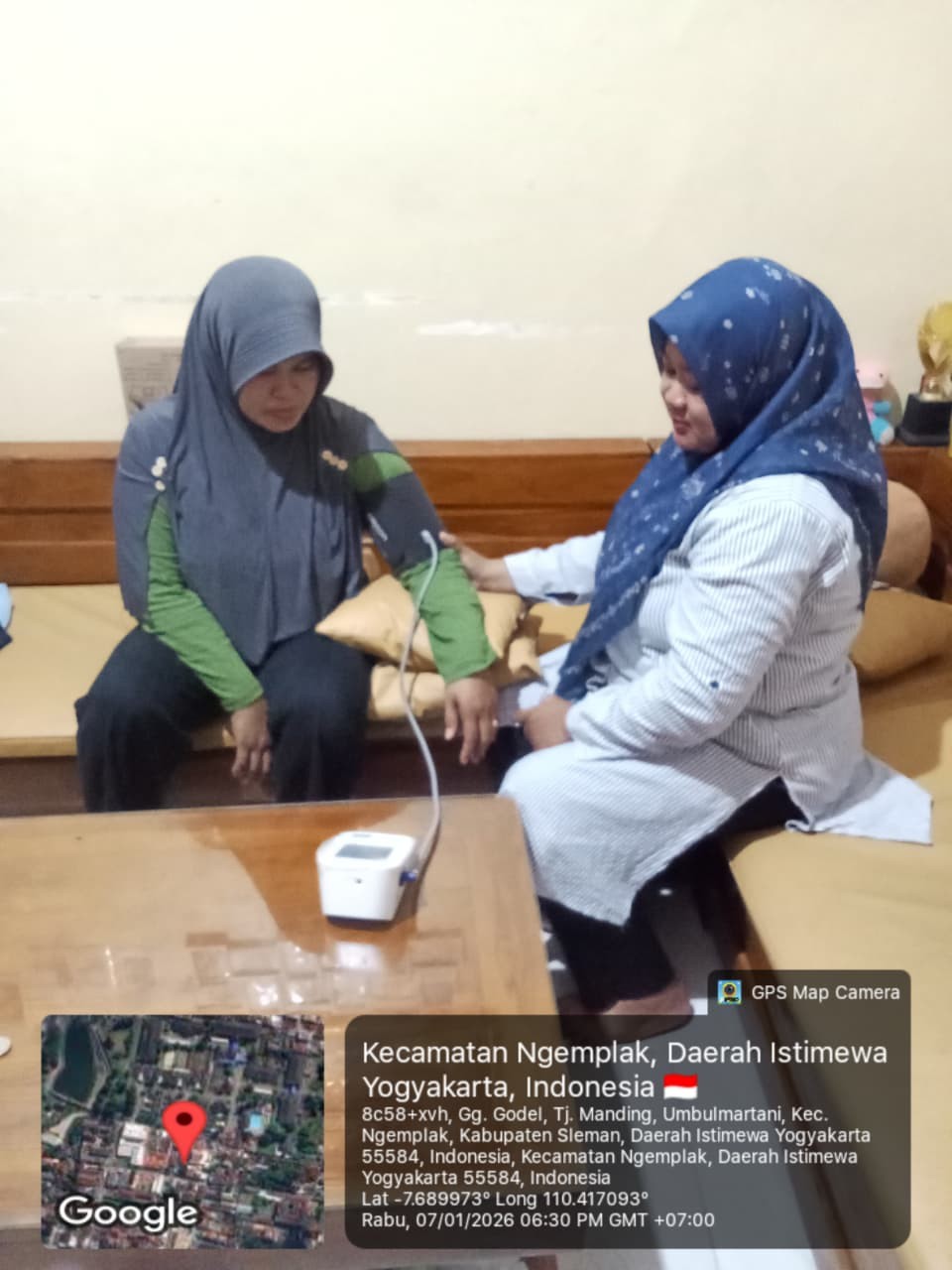 Kader lodadi melaksanakan kunjungan rumah