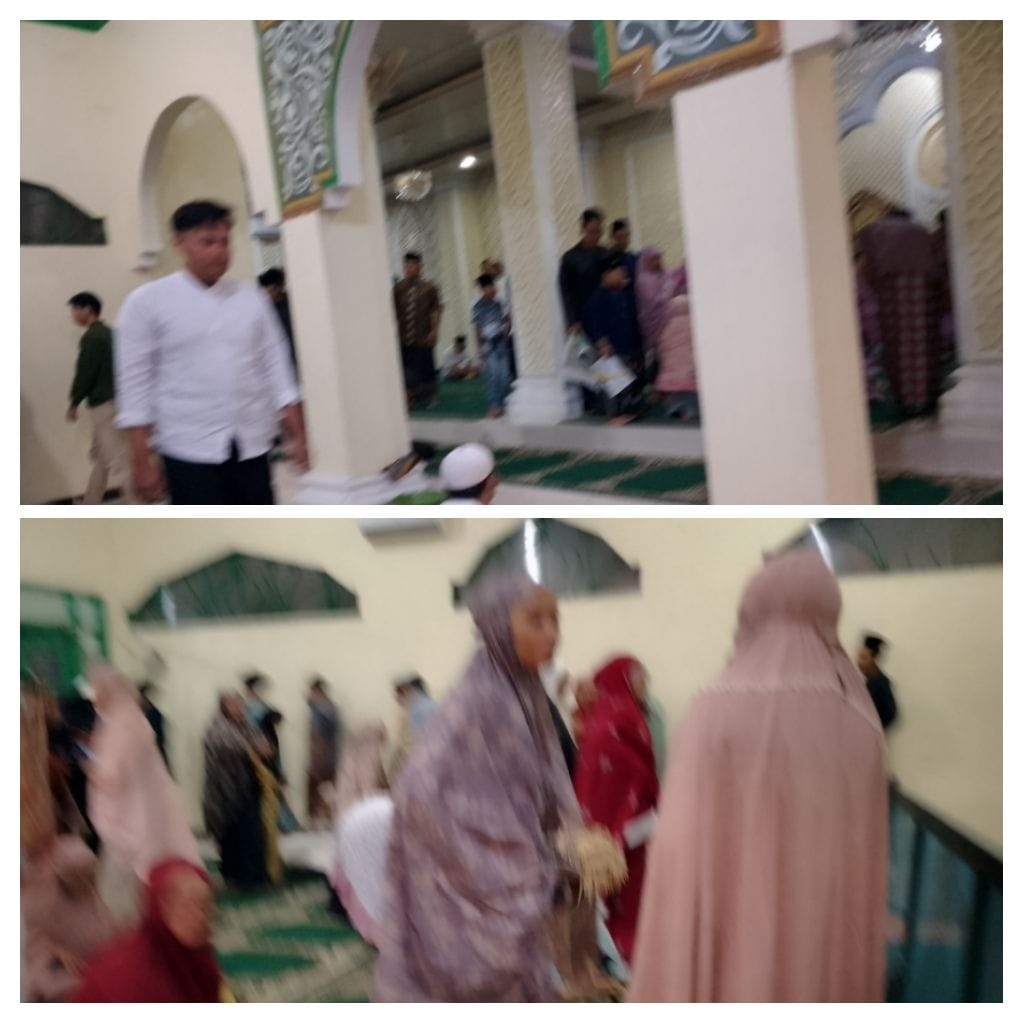 Warga Degolan Melaksanakan Sholat Tarwih Berjama'ah