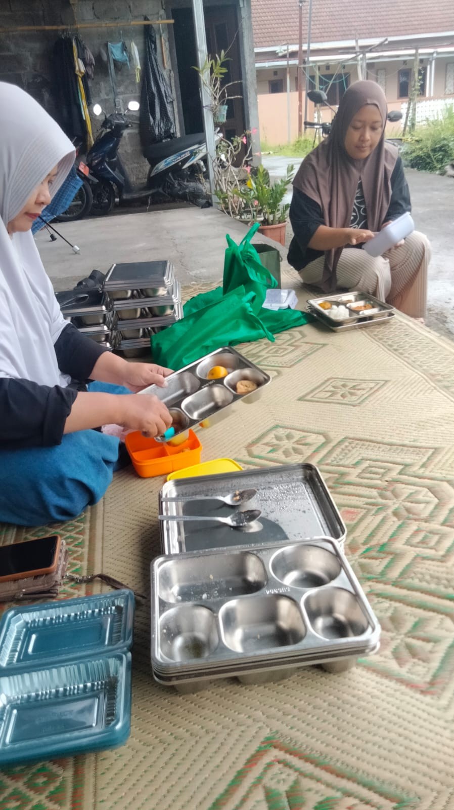 Pendistribusian MBG sasaran 3B Puntuk senin 23 Feb 2026