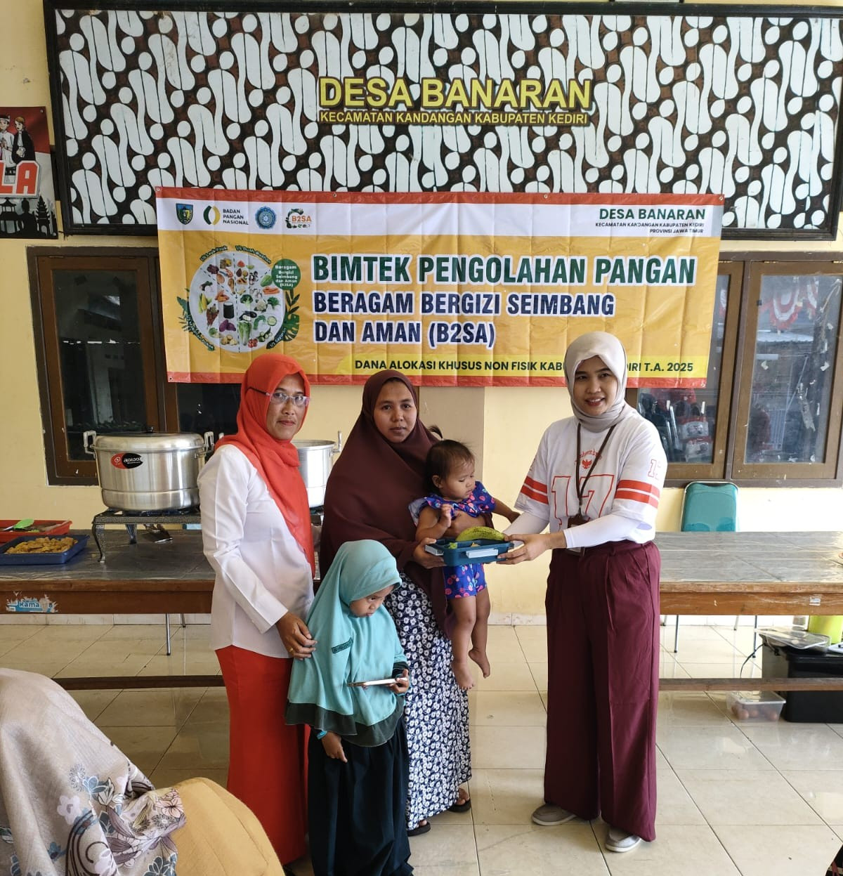 Bimtek pengolahan pangan  Beragam Bergizi Seimbang dan Aman ( B2SA)