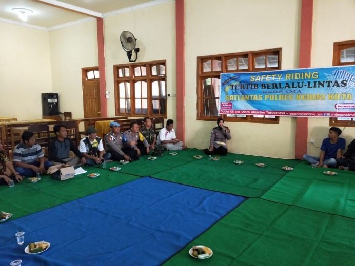 Safety Riding Tertib Berlalu Lintas Bersama Satlantas Polres Kediri Kota