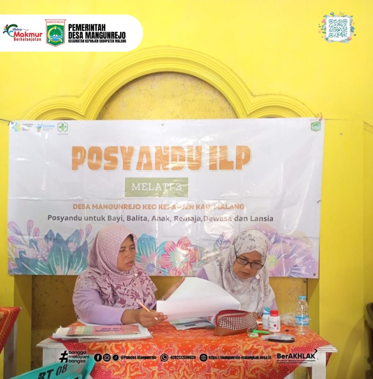 Kegiatan Posyandu ILP (Integrasi Layanan Primer) Balita dan Lansia Desa Mangunrejo