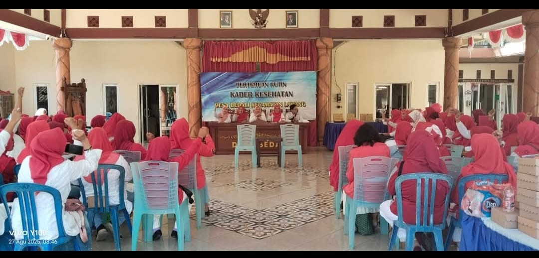 PERTEMUAN KADER KESEHATAN DESA BEDALI