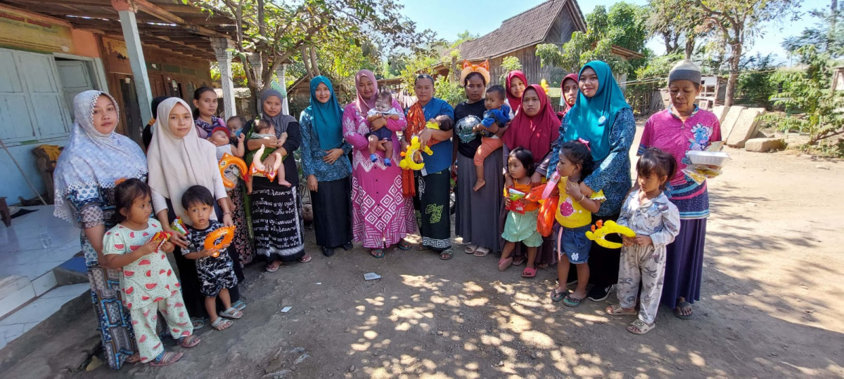 Posyandu balita Duku Dusun delleb kedukuhan opelan