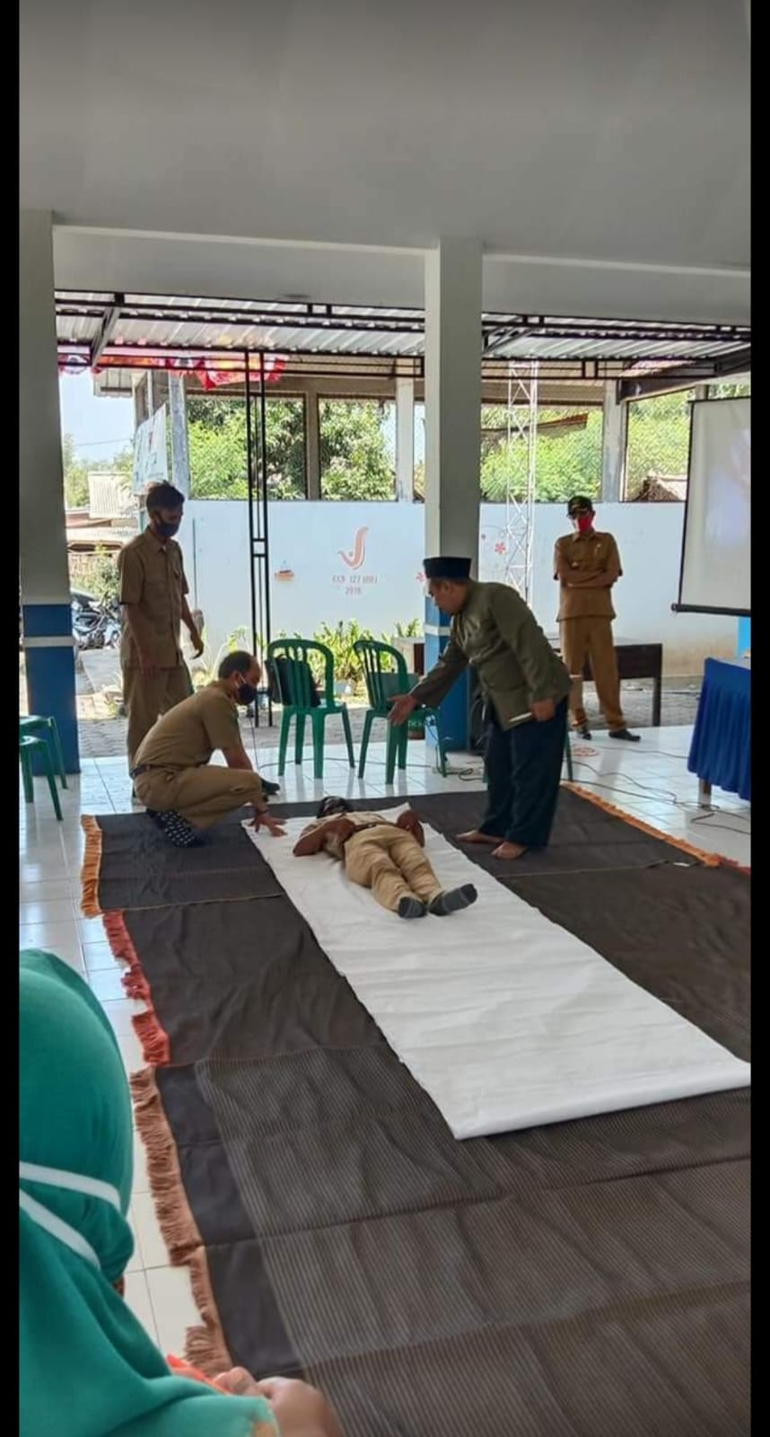 sosialisasi cara engkafani janazah.
