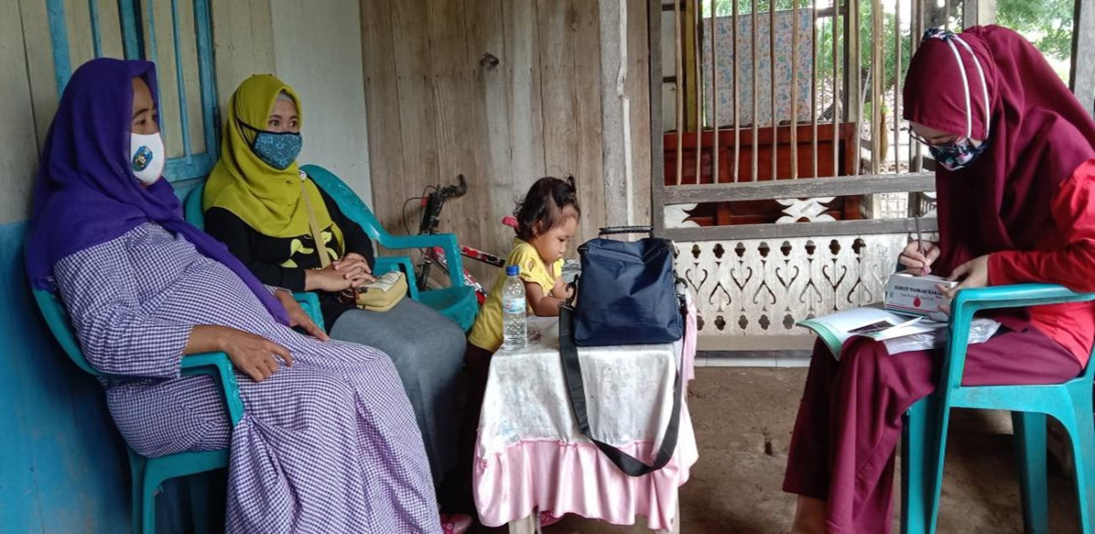 kunjungan rumah ibu hamil dan pemberian tablet tambah darah