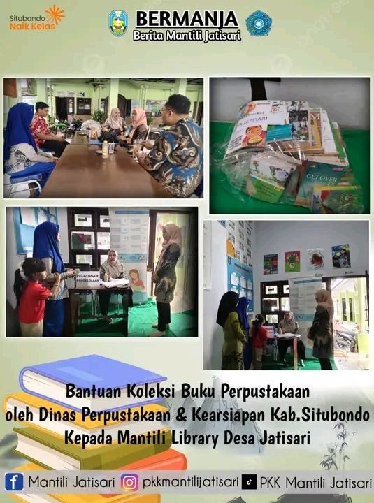 bantuan koleksi buku perpustakaan
