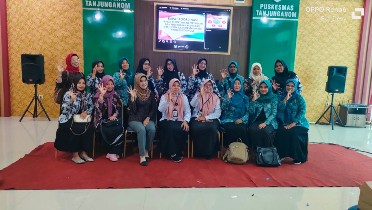 RAPAT KOORDINASI TERKAIT PERENCANAAN PERSALINAN DAN PENCEGAHAN KOMPLIKASI (P4K) TERMASUK PEMANTAUAN IBU HAMIL RESIKO TINGGI