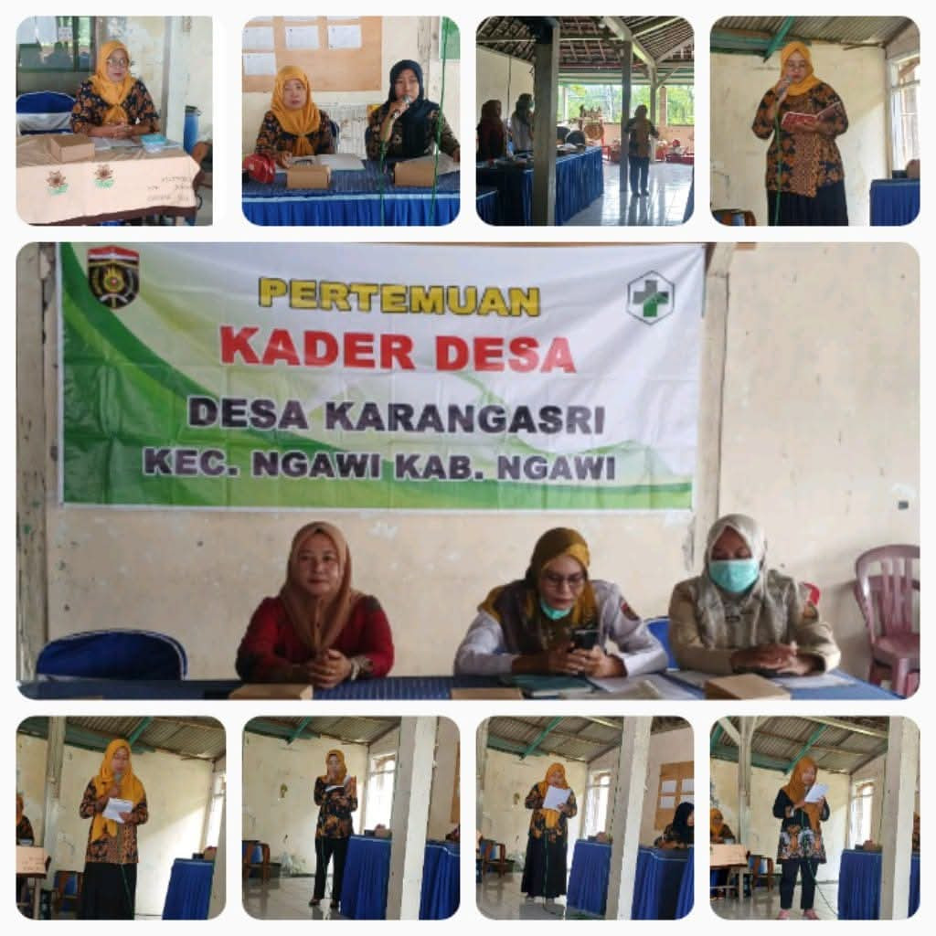 Pertemuan kader desa Karangsari