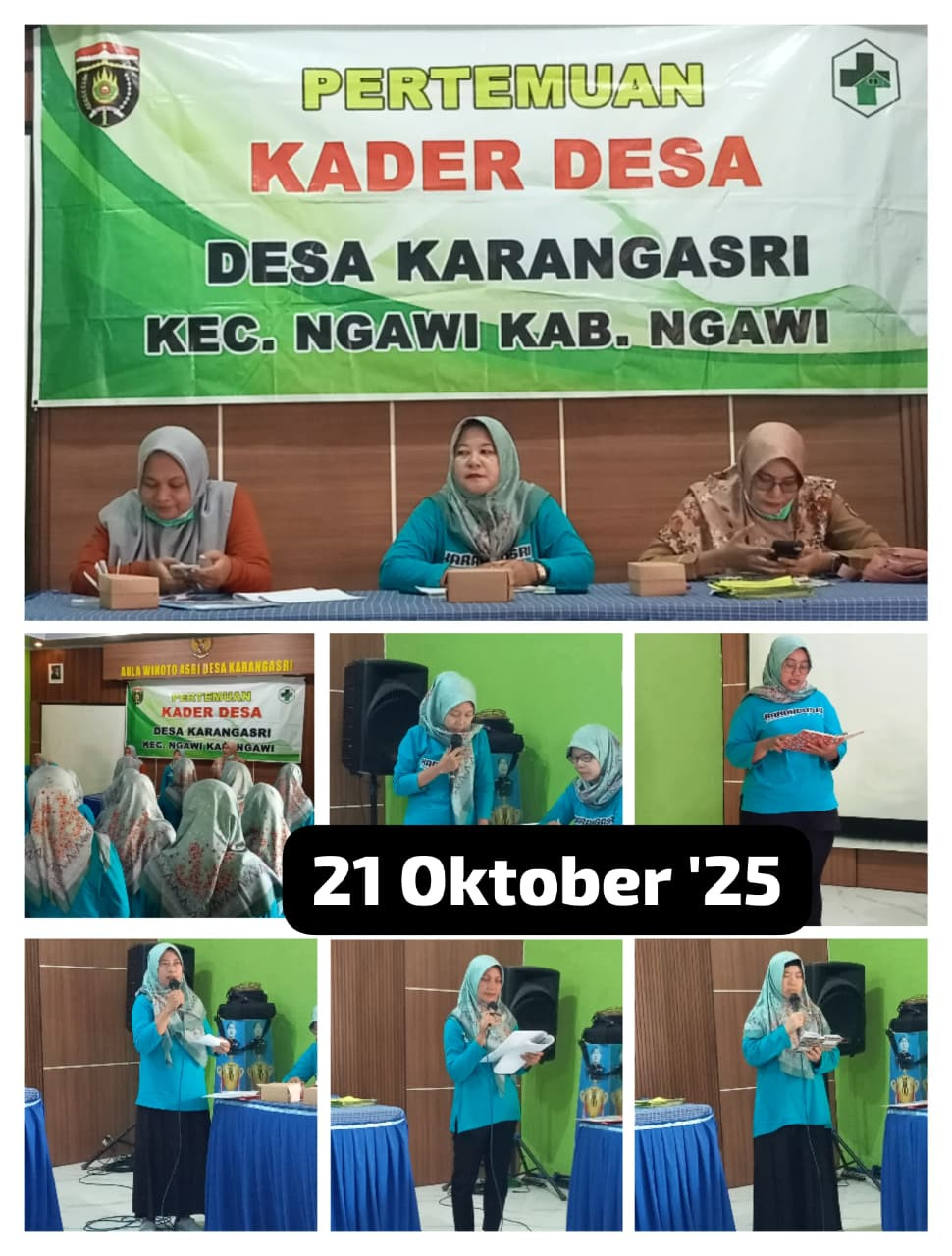 pertemuan kader posyandu tingkat desa