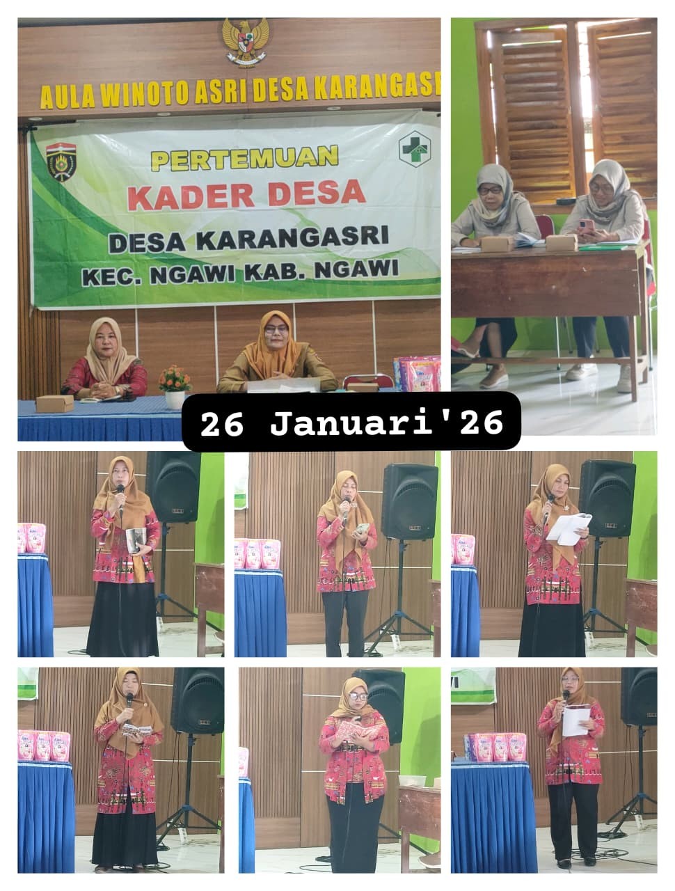 pertemuan kader posyandu desa karangasri