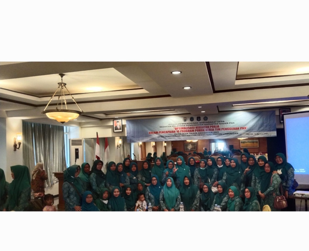 Optimalisasi Kegiatan Pokja Dalam Pencapaian  10 program pokok Kader Tim Penggerak PKK
