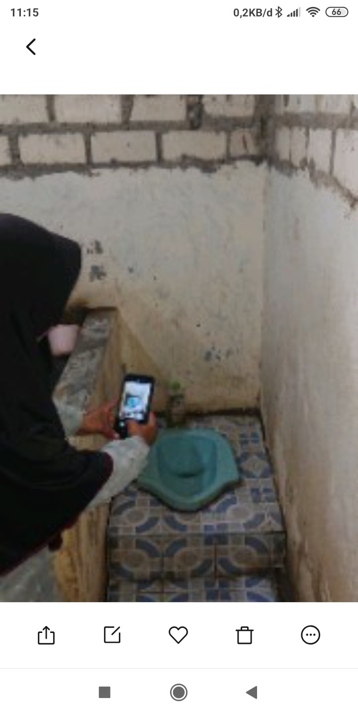 Memfoto  jamban  dg aplikasi siga mobile