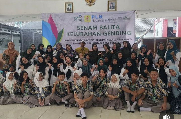 Senam Ibu dan Balita dalam PROGRAM GENDING GENDIS ( GENERASI IBU DAN ANAK SEHAT)