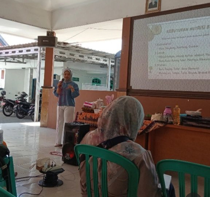 Pelatihan membuat menu PMT Sehat