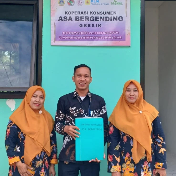 VERIFIKATOR DARI KEMENTRIAN KOPERASI RI KE KOPERASI ASA BERGENDING