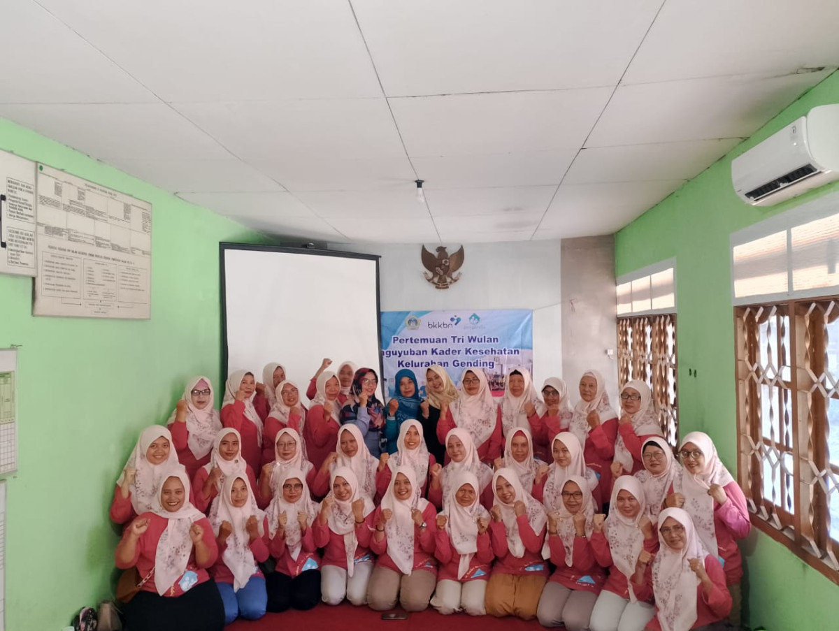 PERTEMUAN TRIWULAN KADER KESEHATAN KELURAHAN GENDING