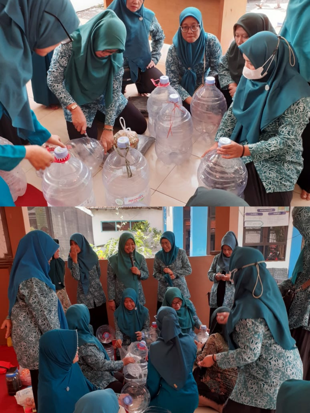 PERTEMUAN PKK DAN PRAKTEK PENGOMPOSAN