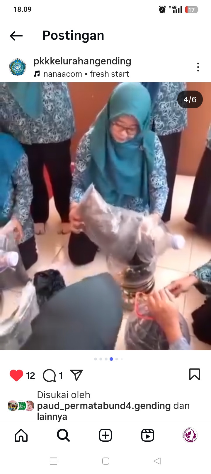 Gerakan Mengompos skala Rumah tangga secara Mandiri di Kelurahan Gending