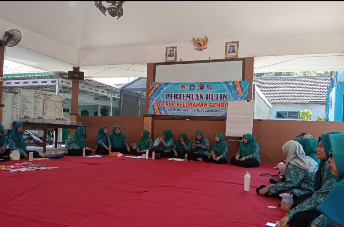 PERTEMUAN RUTIN TP PKK KELURAHAN GENDING