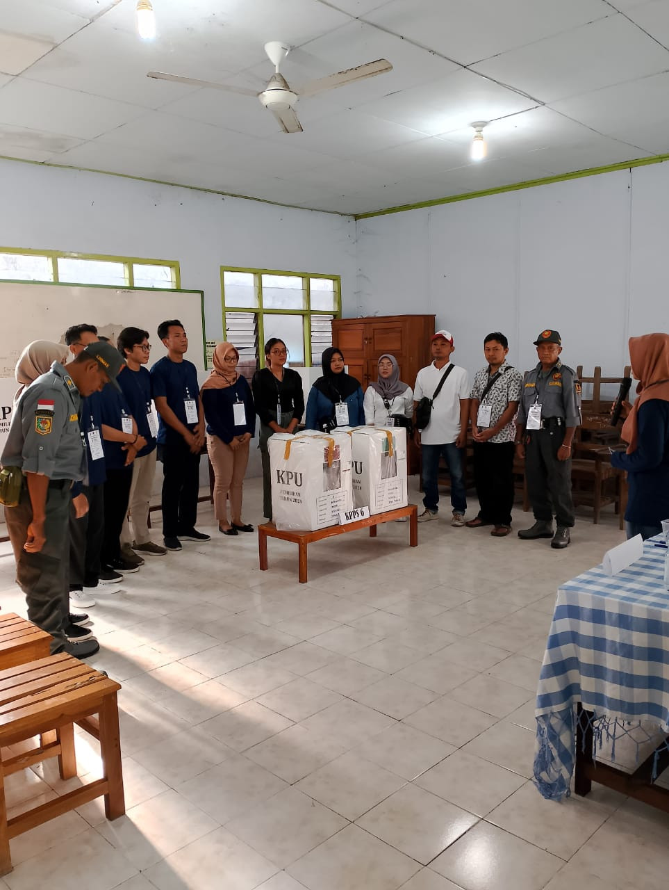 Proses Pelaksanaan Pemungutan dan Penghitungan Suara Pilkada Pemilihan Gubernur dan Wakil Gubernur, Wali kota dan Wakil Wali Kota Kota Kediri Tahun 2024