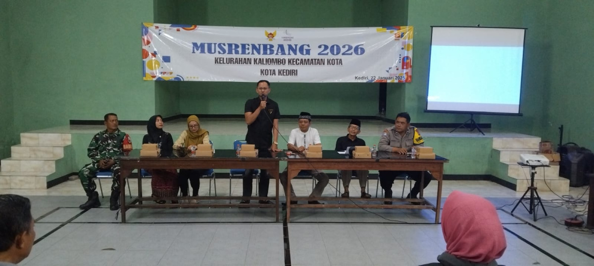 MUSRENBANG 2026 KELURAHAN KALIOMBO KECAMATAN KOTA KOTA KEDIRI