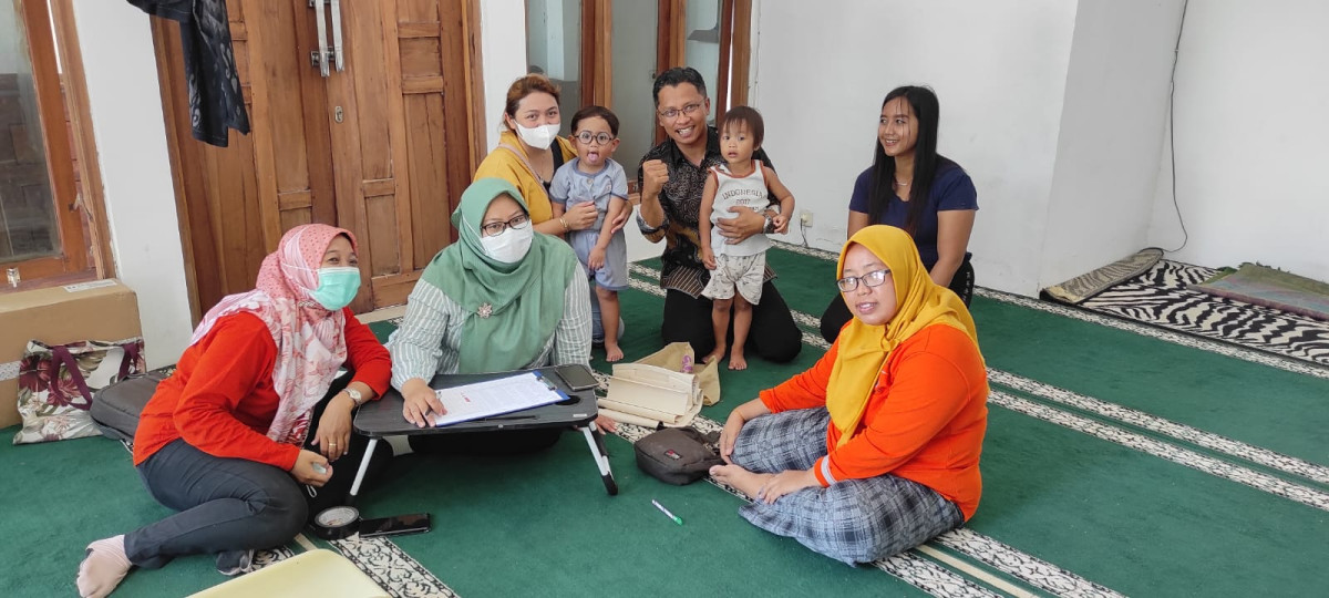 Kunjungan pada ibu hamil dan balita yang beresiko