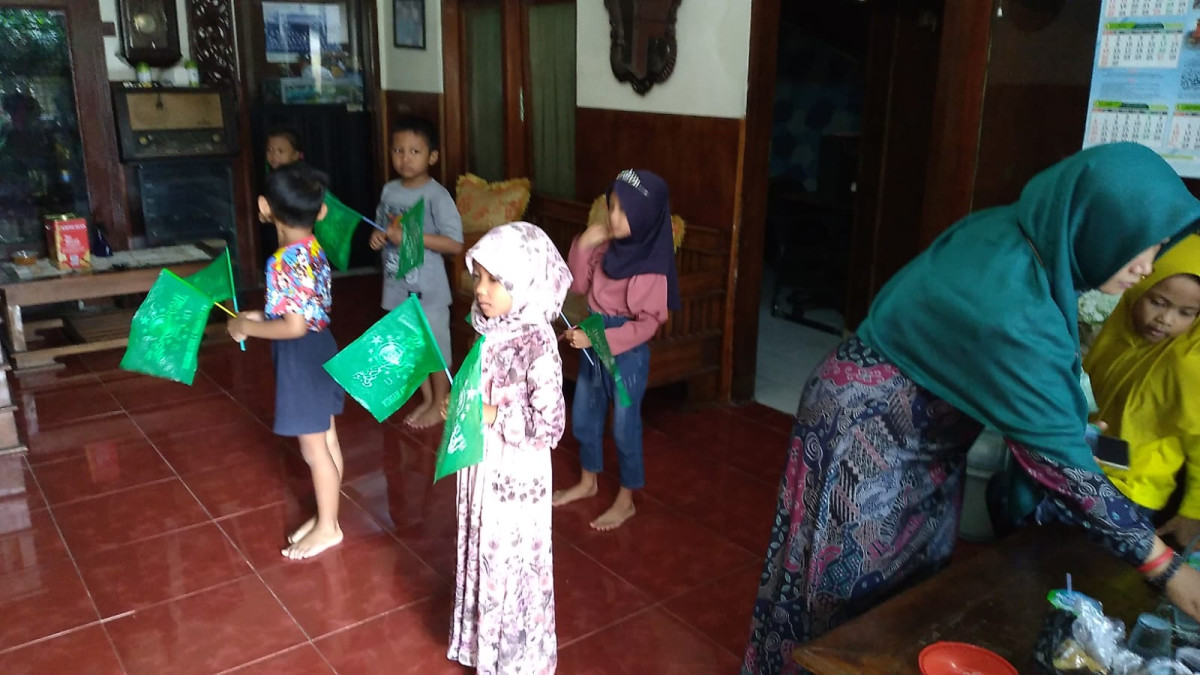 Latihan persiapan hari anak Nasional