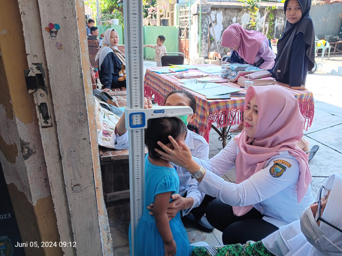 Intervensi pengukuran Tinggi  Badan balita
