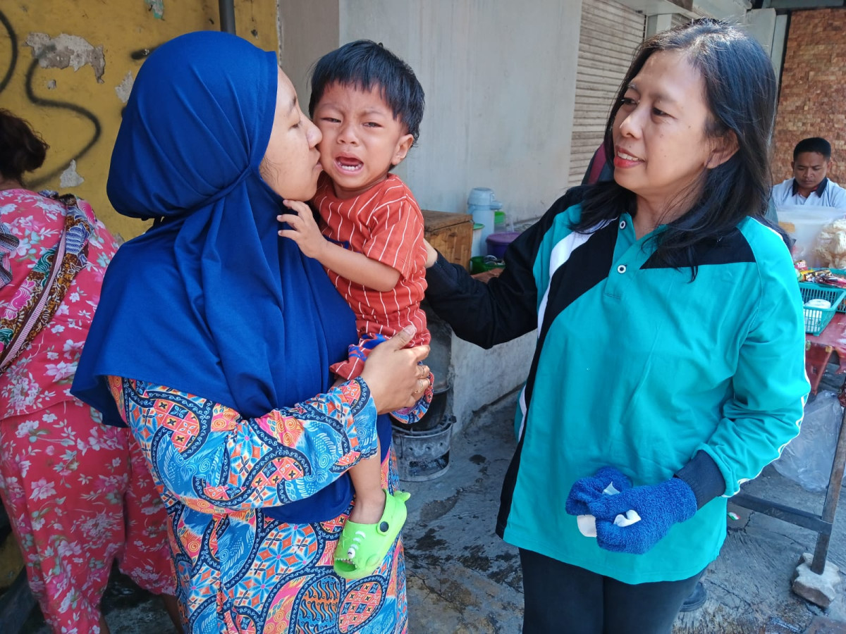 Kunjungan dan motifasi ibu balita untuk peningkatan berat badan balita