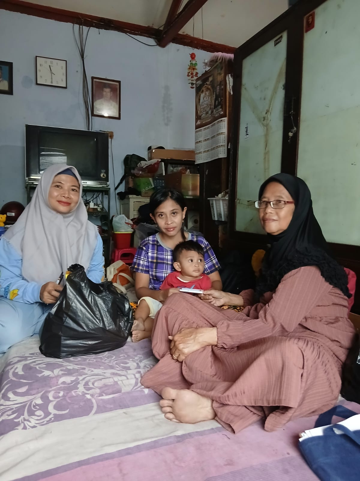 Membantu Balita Gizi Kurang yang sakit di rawat di RS