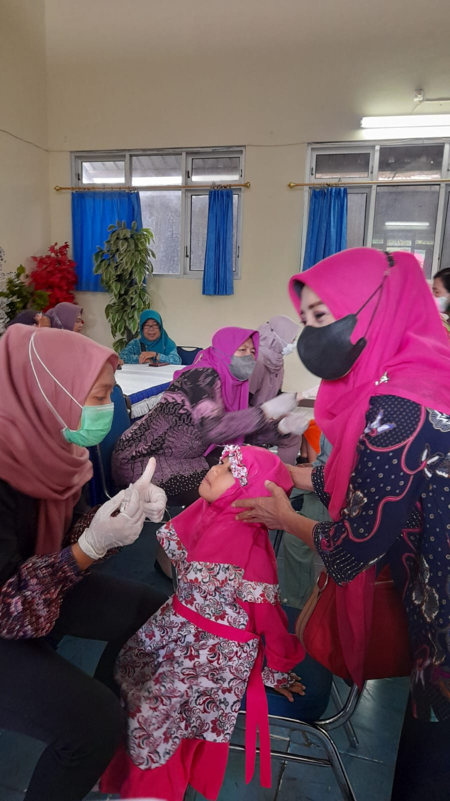 Kegiatan pendampingan TPK serentak pengukuran TB balita di posyandu