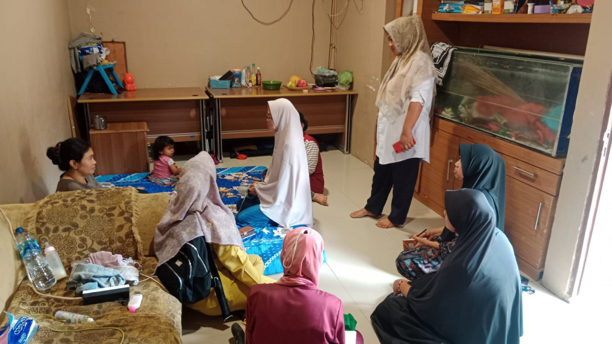 Kunjungan keluarga kena dbd