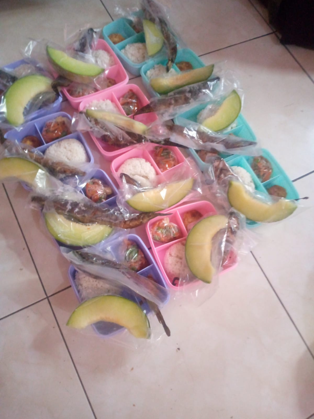 Dapur pkk makan sehat haru ke 3