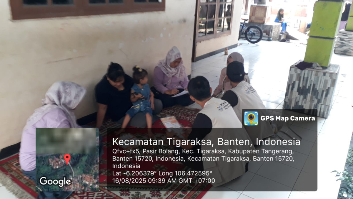 Kunjungan balita yg kurang berat badan hari 2 anak kkn UIN