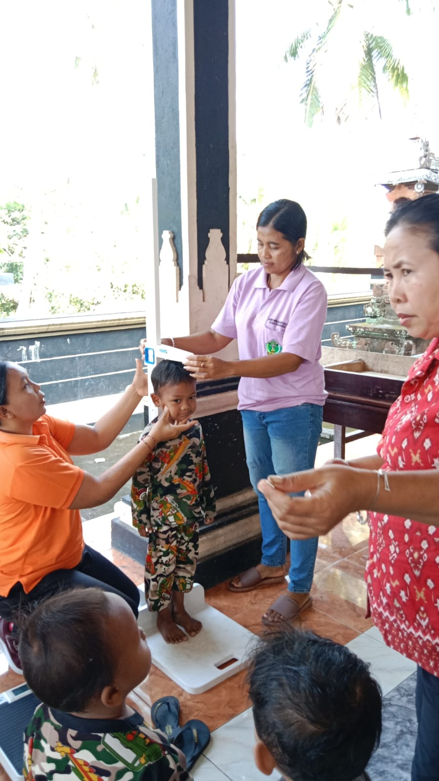 Pengukuran tinggi badan balita